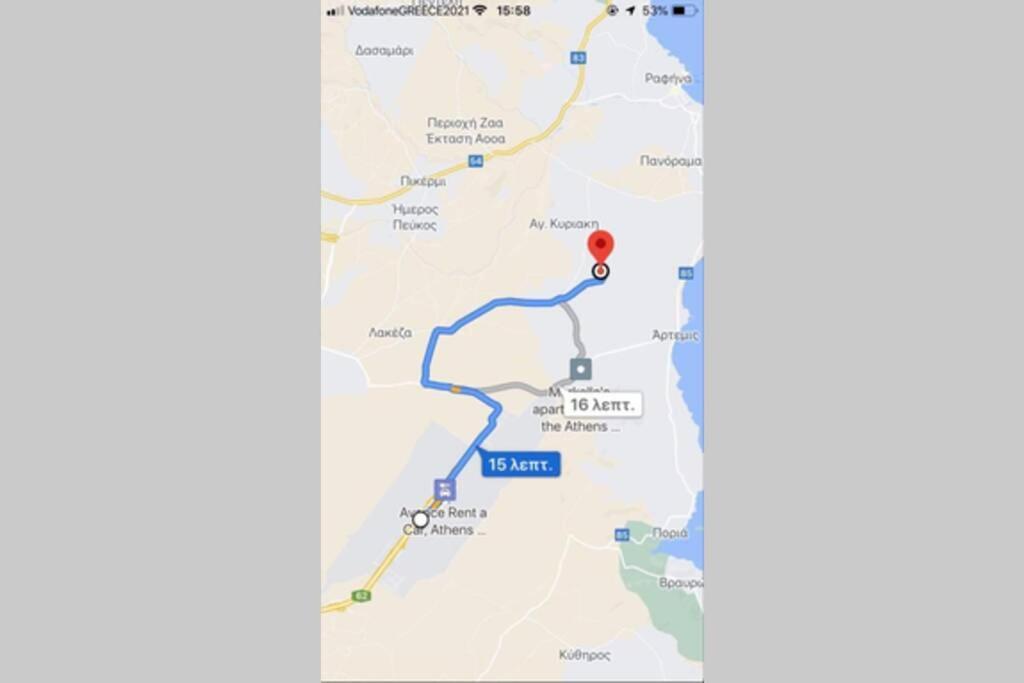 Artemis Penthouse 10 Minute From National Airport Villa Ngoại thất bức ảnh